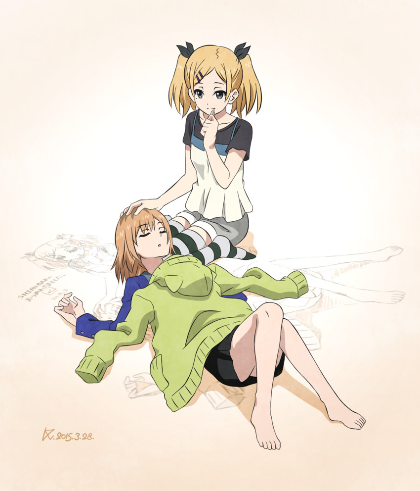 miyamori aoi and yano erika (shirobako) drawn by os_(pixiv2025251)