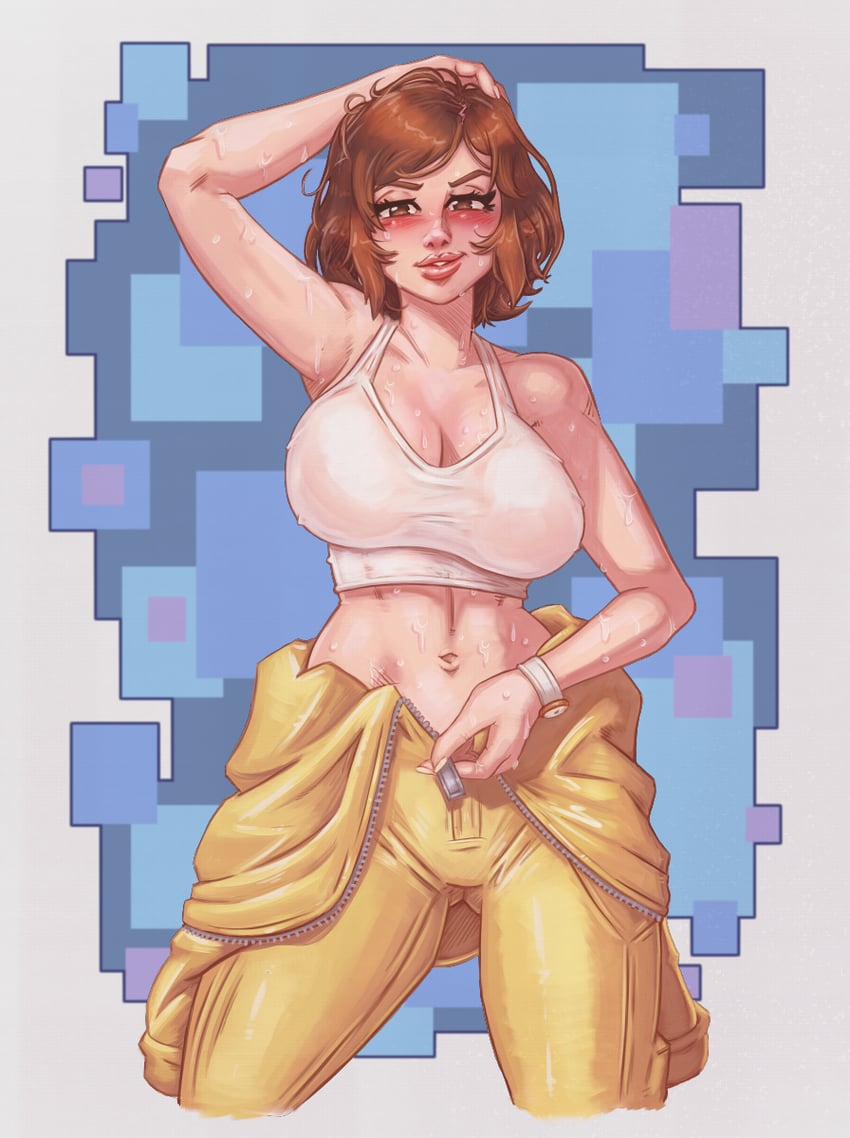 april o'neil (teenage mutant ninja turtles) drawn by l0ngsword