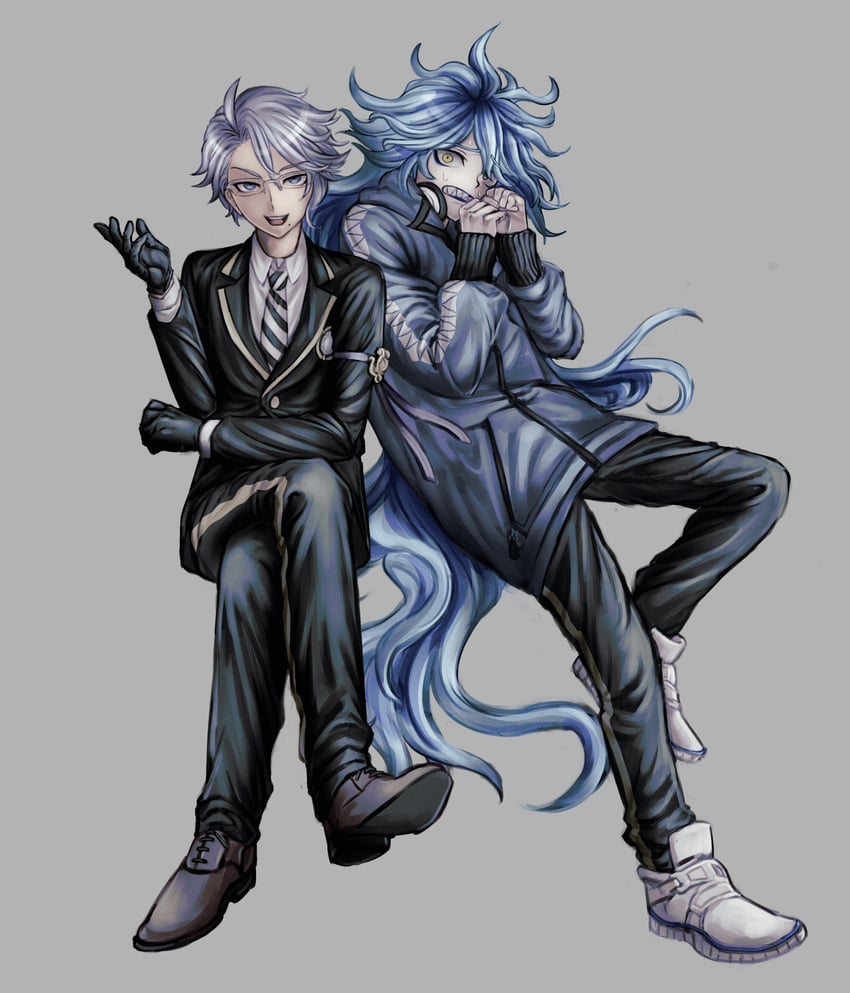 azul ashengrotto and idia shroud (twisted wonderland) drawn by susamiyasan