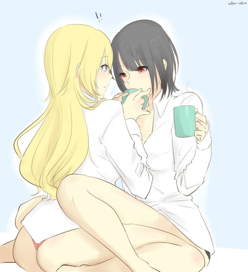atago and takao (kantai collection) drawn by udon-udon