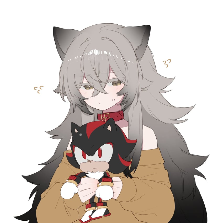 shadow the hedgehog and shoya (original and 2 more) drawn by kai_(drakkai10)
