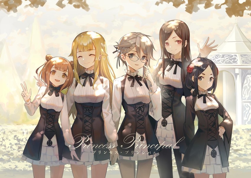 ange, princess, dorothy, beatrice, and toudou chise (princess principal) drawn by huanxiang_heitu