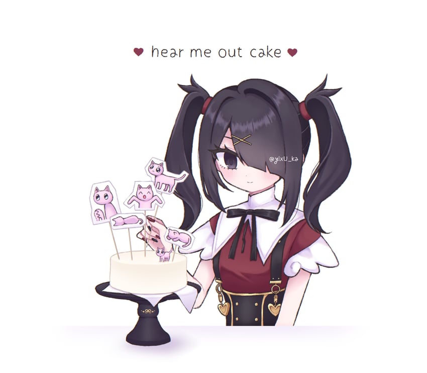 ame-chan and pien cat (needy girl overdose) drawn by yui_(htbanz3)
