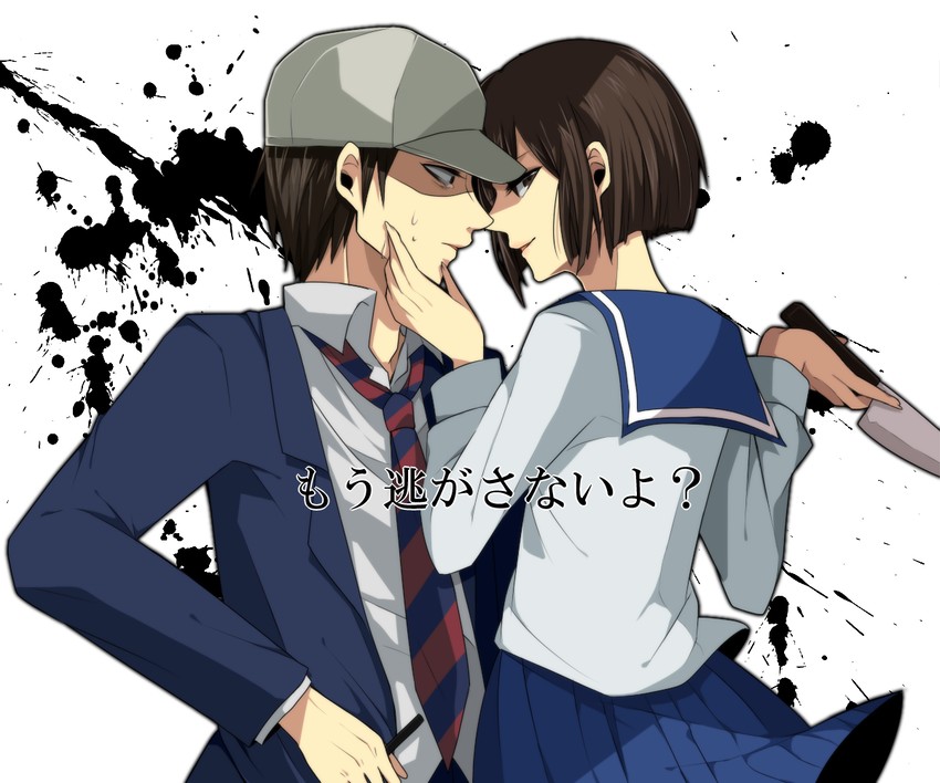 karasawa toshiyuki and habara (danshi koukousei no nichijou) drawn by atsumi-sama