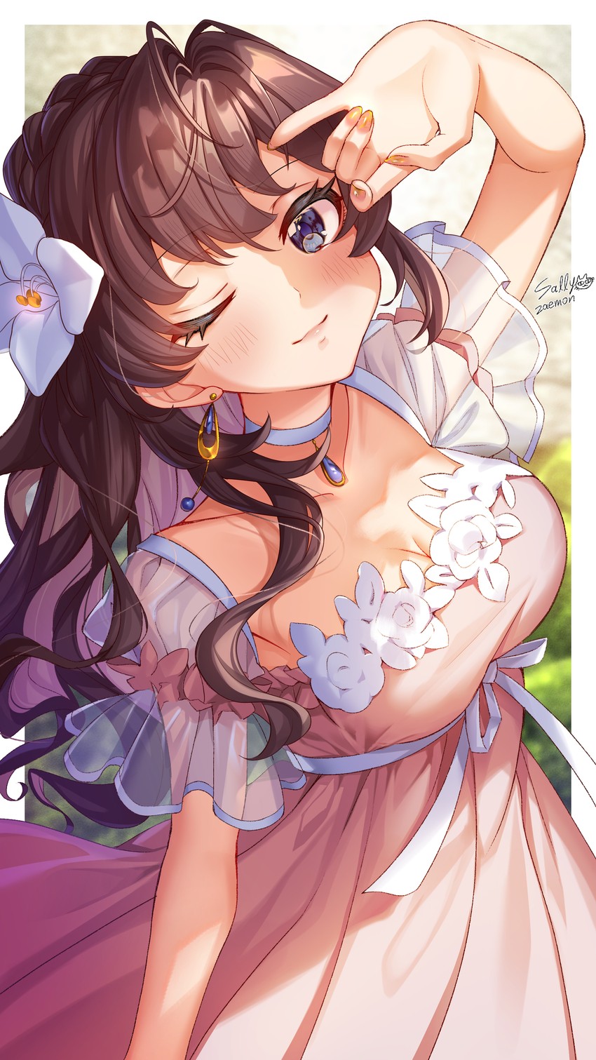 ichinose shiki (idolmaster and 1 more) drawn by sallyzaemon