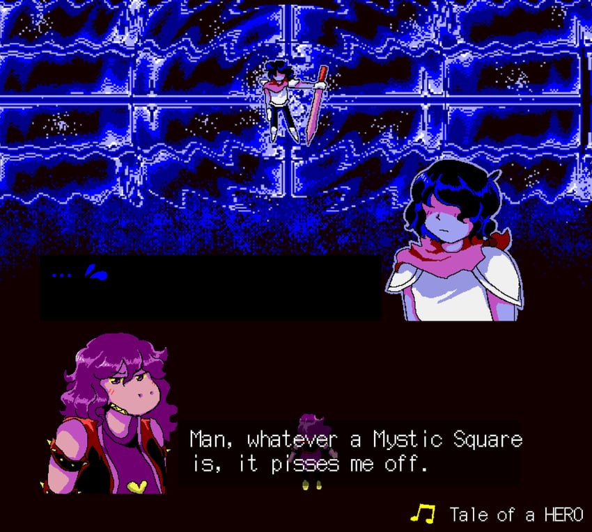 kris and susie (touhou and 2 more) drawn by nixelia