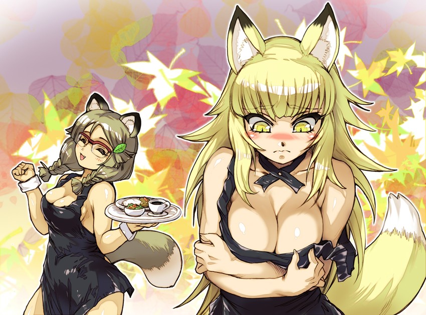 tamae and kinu (kissa korikori) drawn by hisahiko