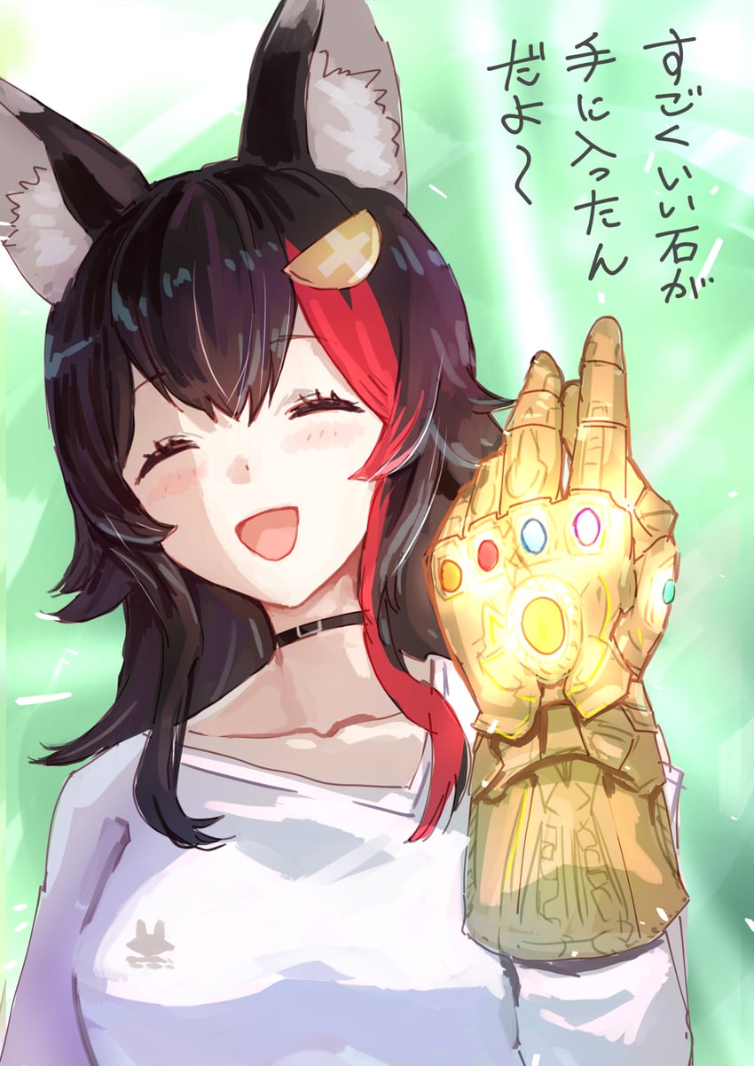 ookami mio (hololive and 4 more) drawn by yami_ara