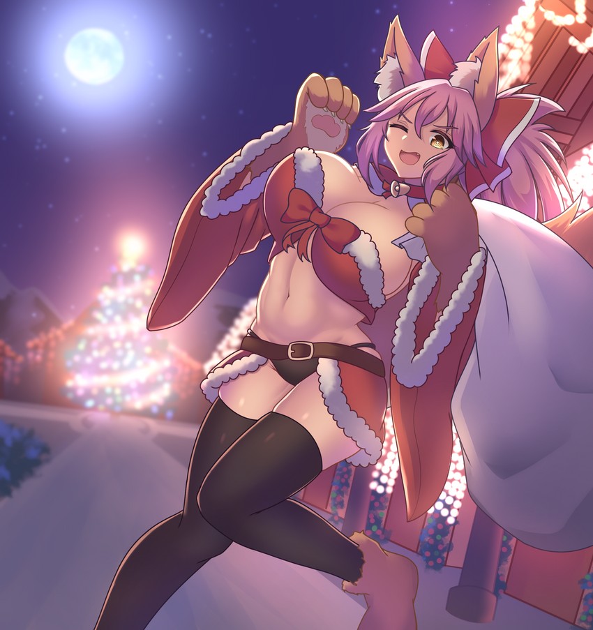 tamamo and tamamo cat (fate and 1 more) drawn by jifuwabe
