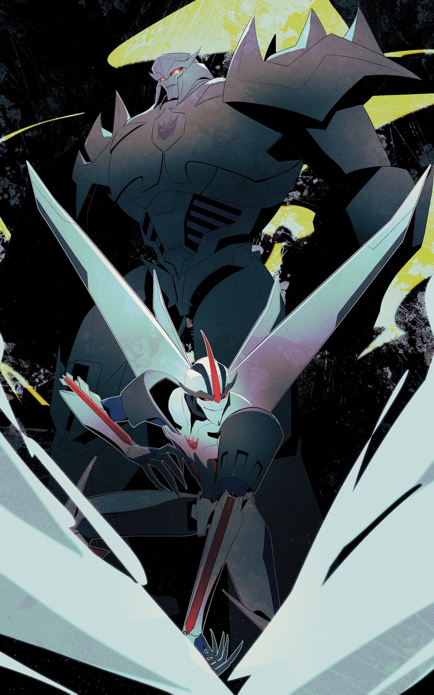 megatron and starscream (transformers and 1 more) drawn by yo1yo1
