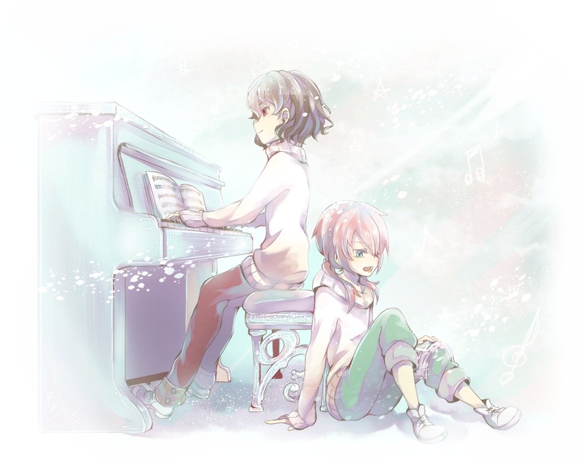 kirino ranmaru and shindou takuto (inazuma eleven and 1 more) drawn by yokiri