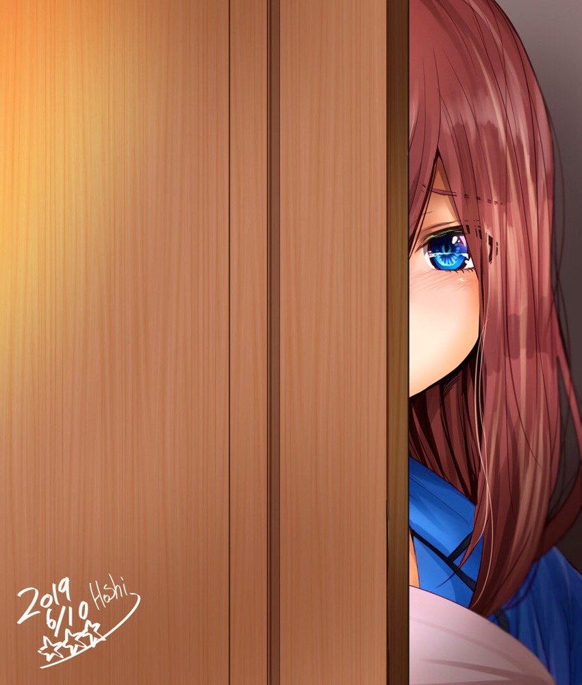 nakano miku (go-toubun no hanayome) drawn by gunjyou_(gunjyou_00)