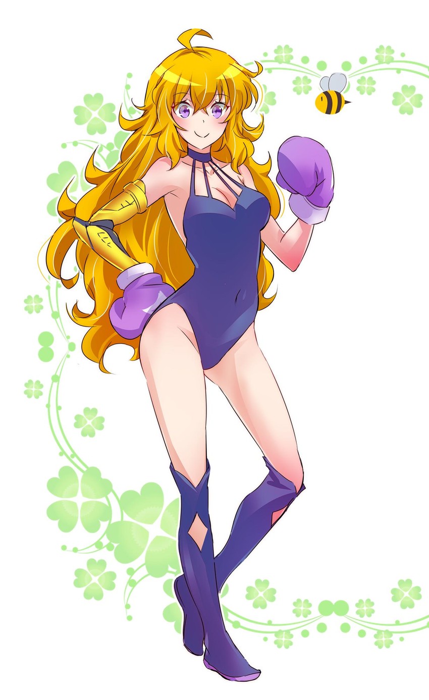 yang xiao long and toast (rwby and 1 more) drawn by iesupa