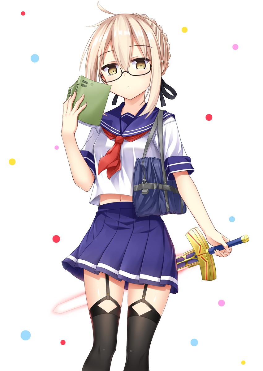 artoria pendragon and mysterious heroine x alter (fate and 1 more) drawn by hino_(2nd_life)