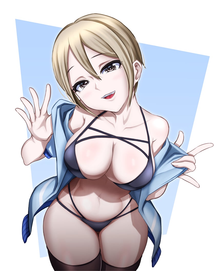 shiomi syuko (idolmaster and 2 more) drawn by mhk531