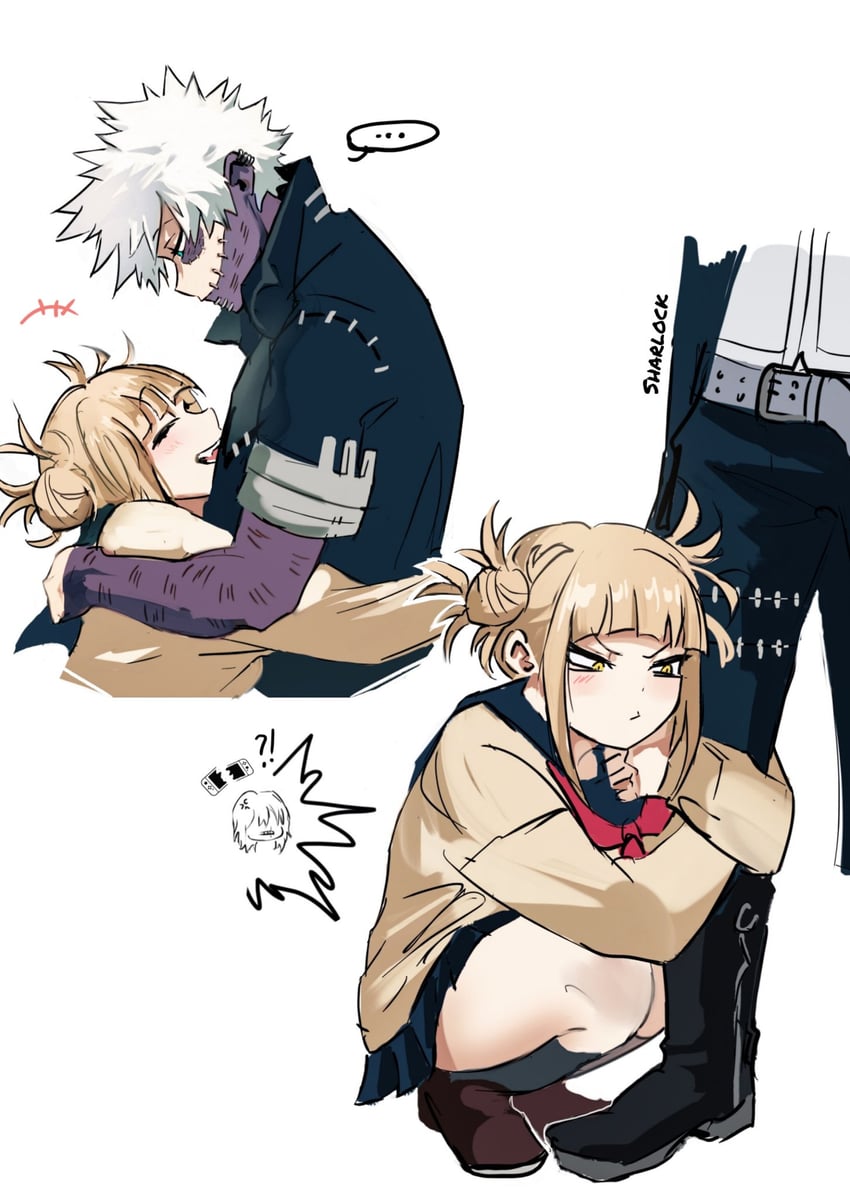 toga himiko, dabi, and todoroki touya (boku no hero academia) drawn by sharl0ck