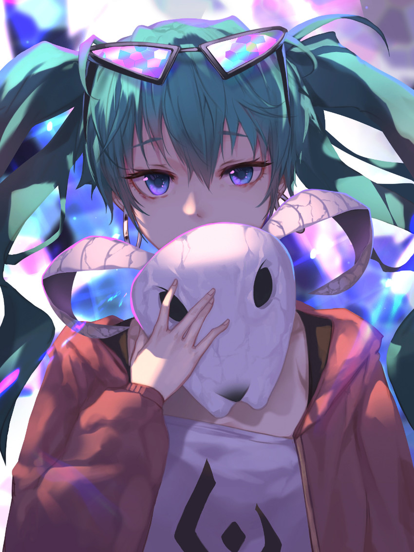 hatsune miku (vocaloid and 1 more) drawn by jname