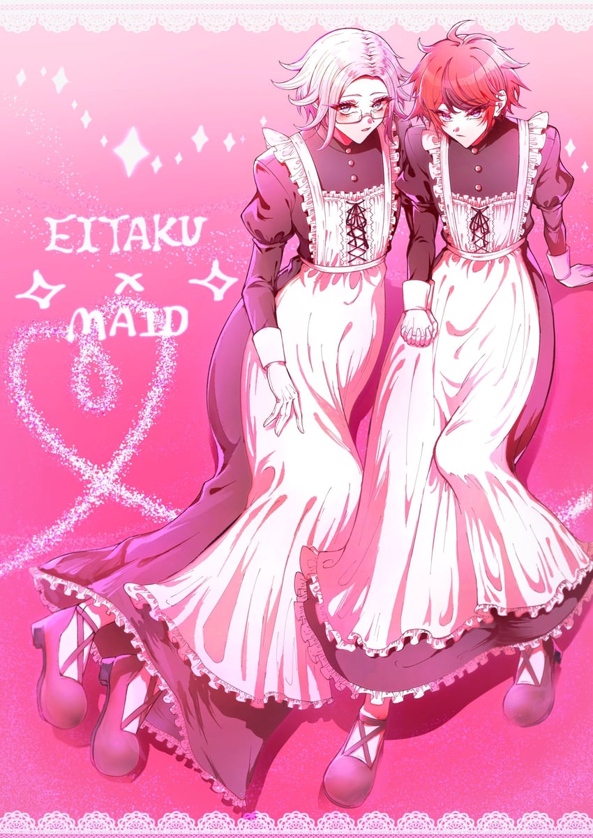 aotsuki eito and sumino takumi (the hundred line -last defense academy-) drawn by mhyromrom