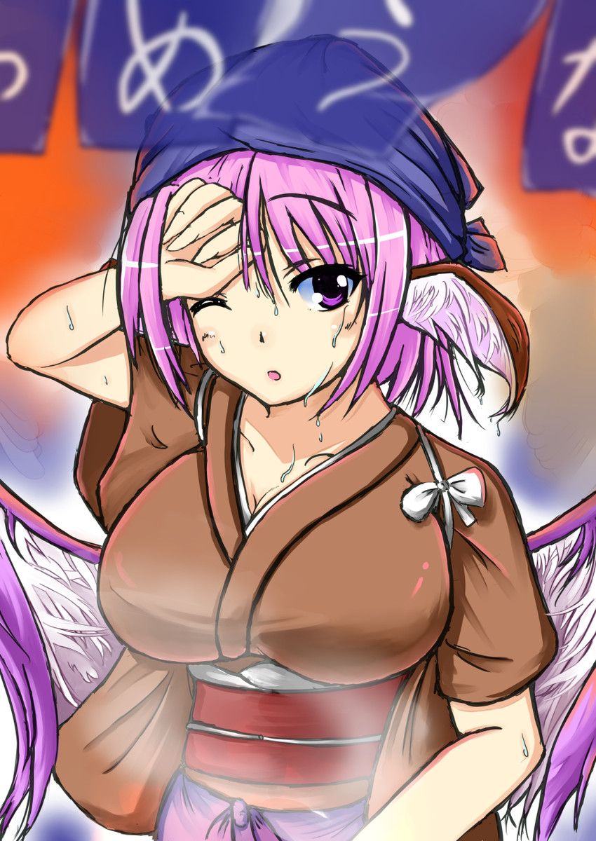mystia lorelei and okamisty (touhou) drawn by shigatsu_(soratobuusagi)