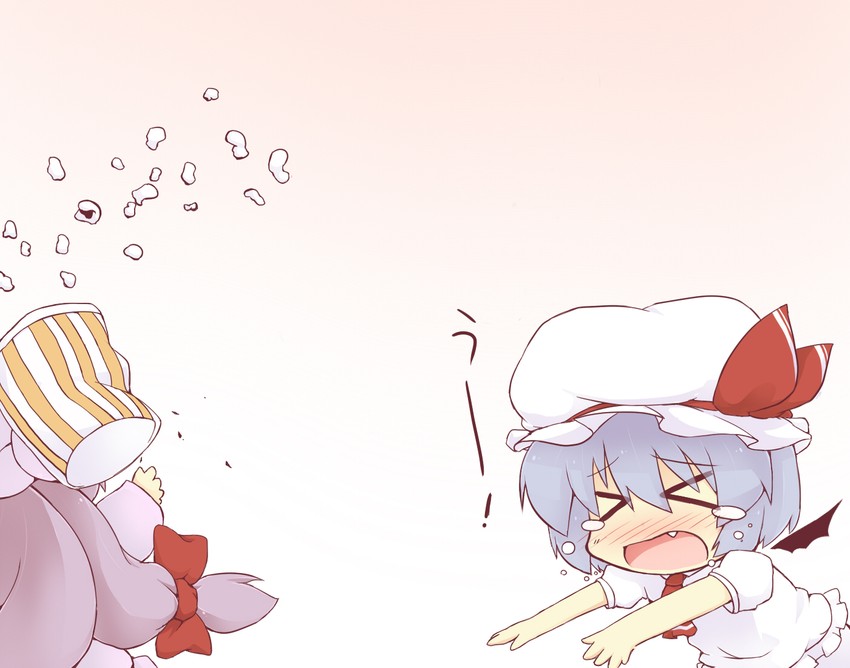 remilia scarlet and patchouli knowledge (touhou and 1 more) drawn by hazuki_ruu