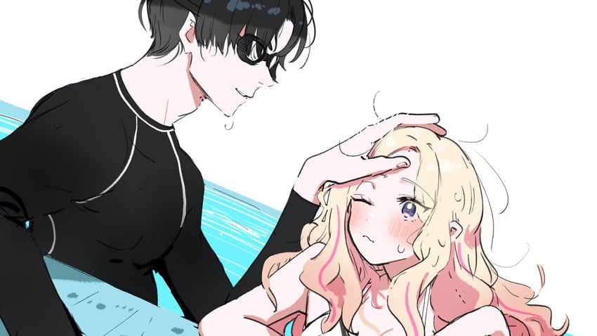 producer and juo sena (idolmaster and 1 more) drawn by kasasagi_(futagodori888)