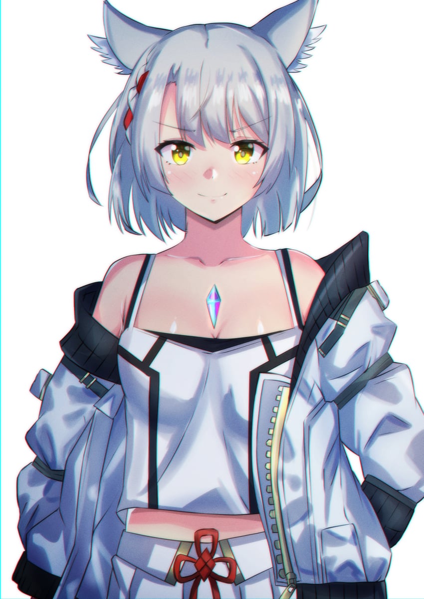 mio (xenoblade chronicles and 1 more) drawn by latte_(latte_daruta2)