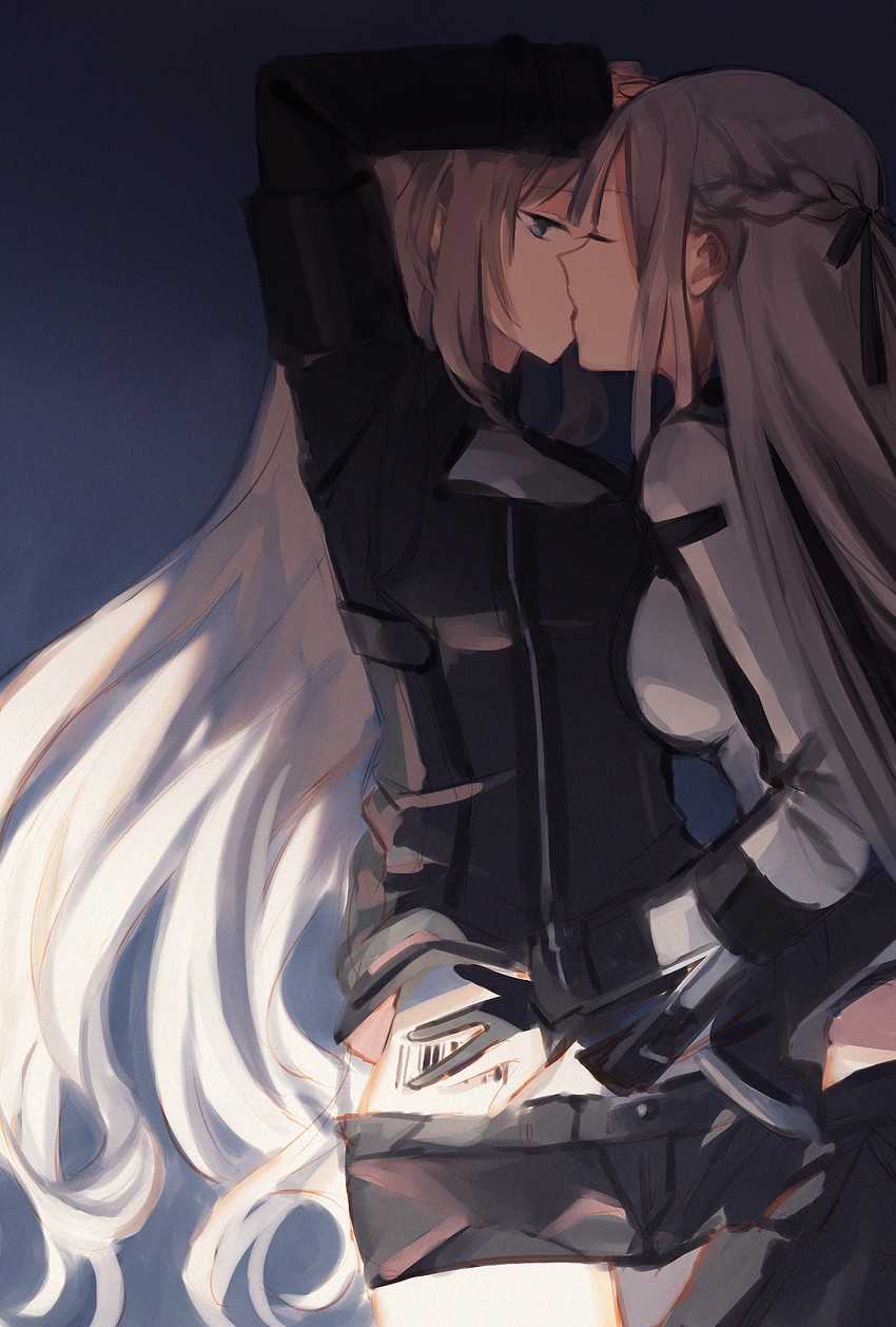 ak-12 and an-94 (girls' frontline) drawn by yhyh