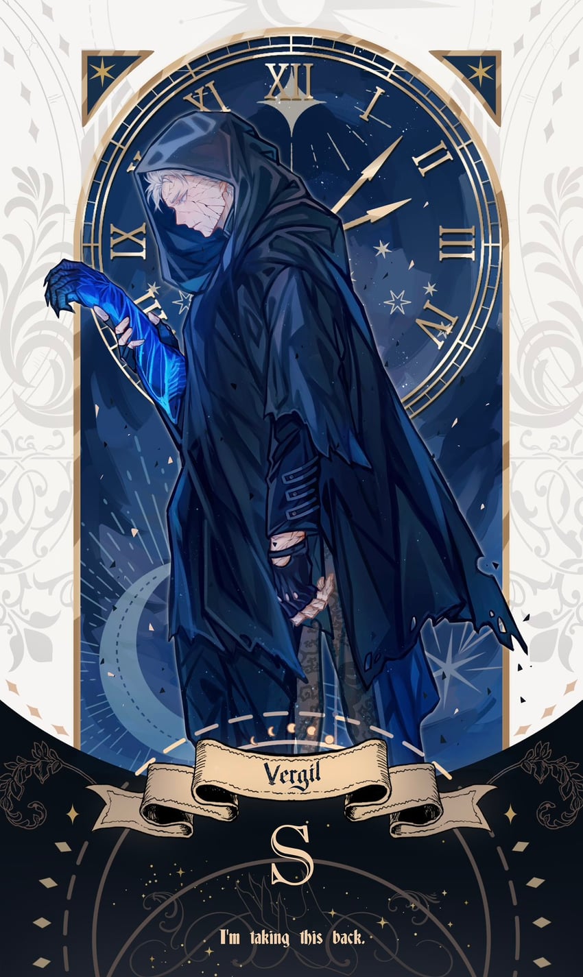 vergil (devil may cry and 1 more) drawn by lolvivianli