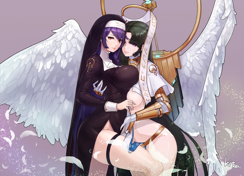 azazel and veronica type-asc (last origin) drawn by kit_park