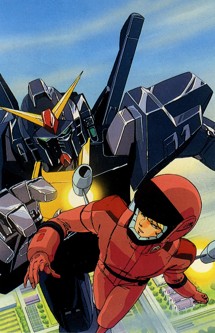 quattro bajeena and gundam mk ii (gundam and 1 more) drawn by kitazume_hiroyuki