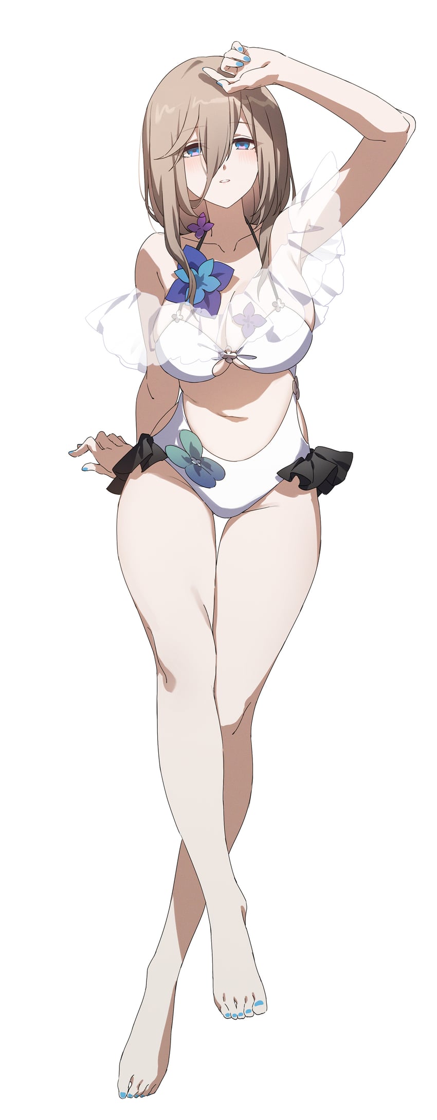 aponia (honkai and 1 more) drawn by sylvia_(huajiuhuajiu)