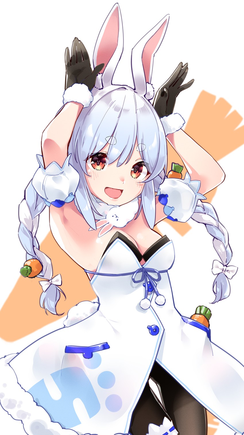 usada pekora and don-chan (hololive) drawn by yuyaiyaui