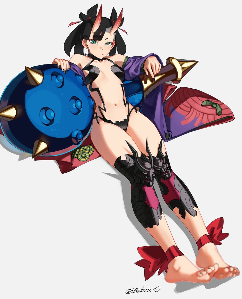 marnie and shuten douji (fate and 3 more) drawn by l4wless