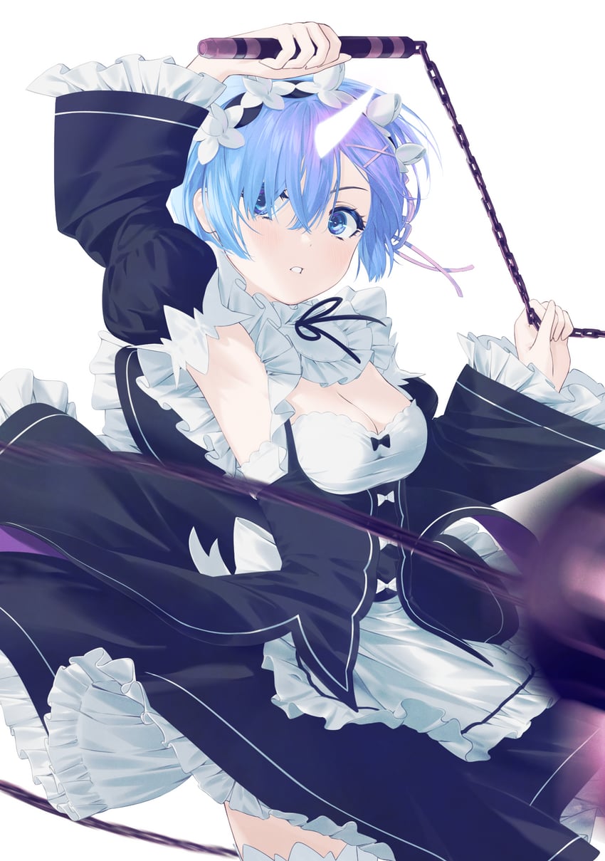rem (re:zero kara hajimeru isekai seikatsu) drawn by iva_(iva4111)