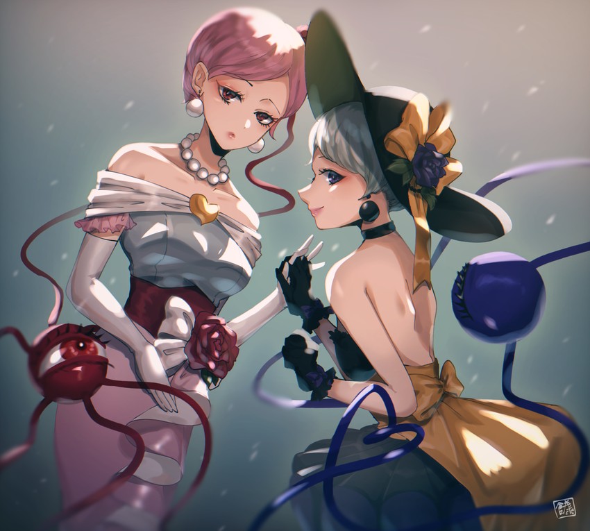 komeiji koishi and komeiji satori (touhou) drawn by sokura_(mochichitose)