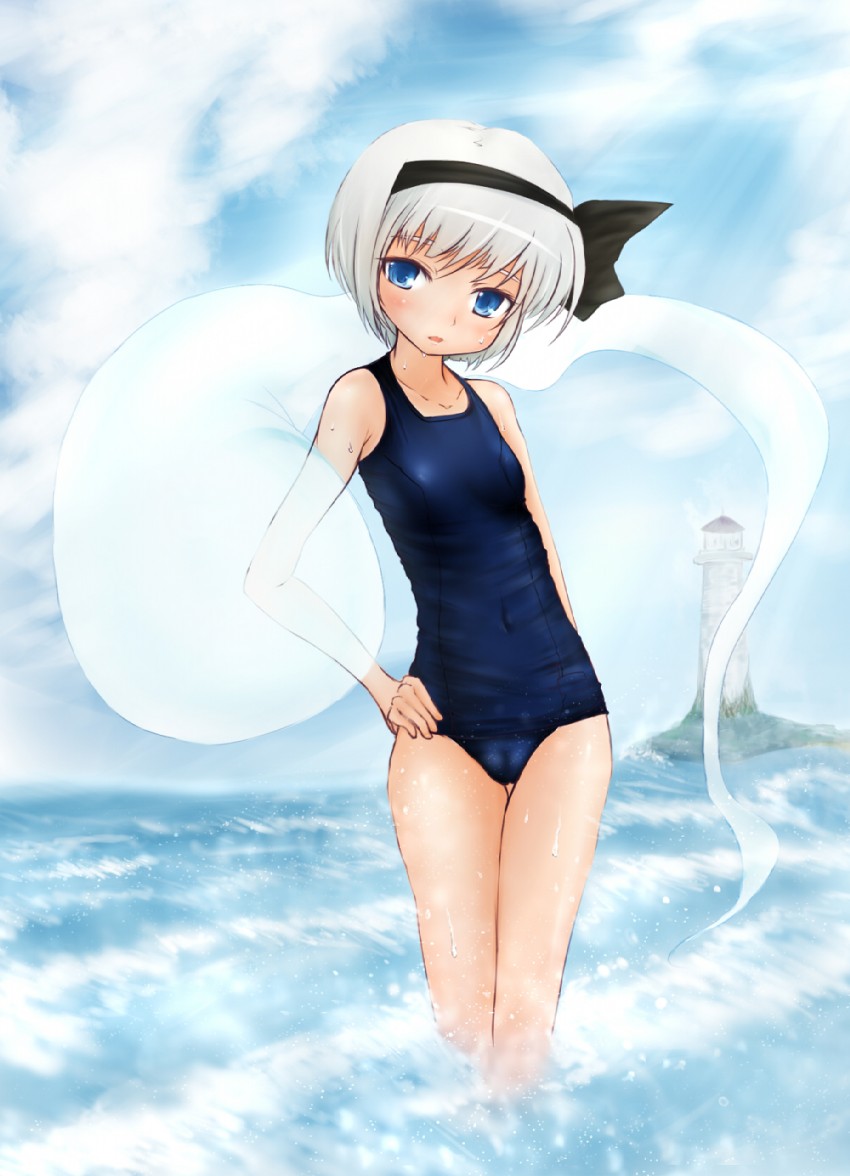 konpaku youmu (touhou) drawn by hal_(ojou)
