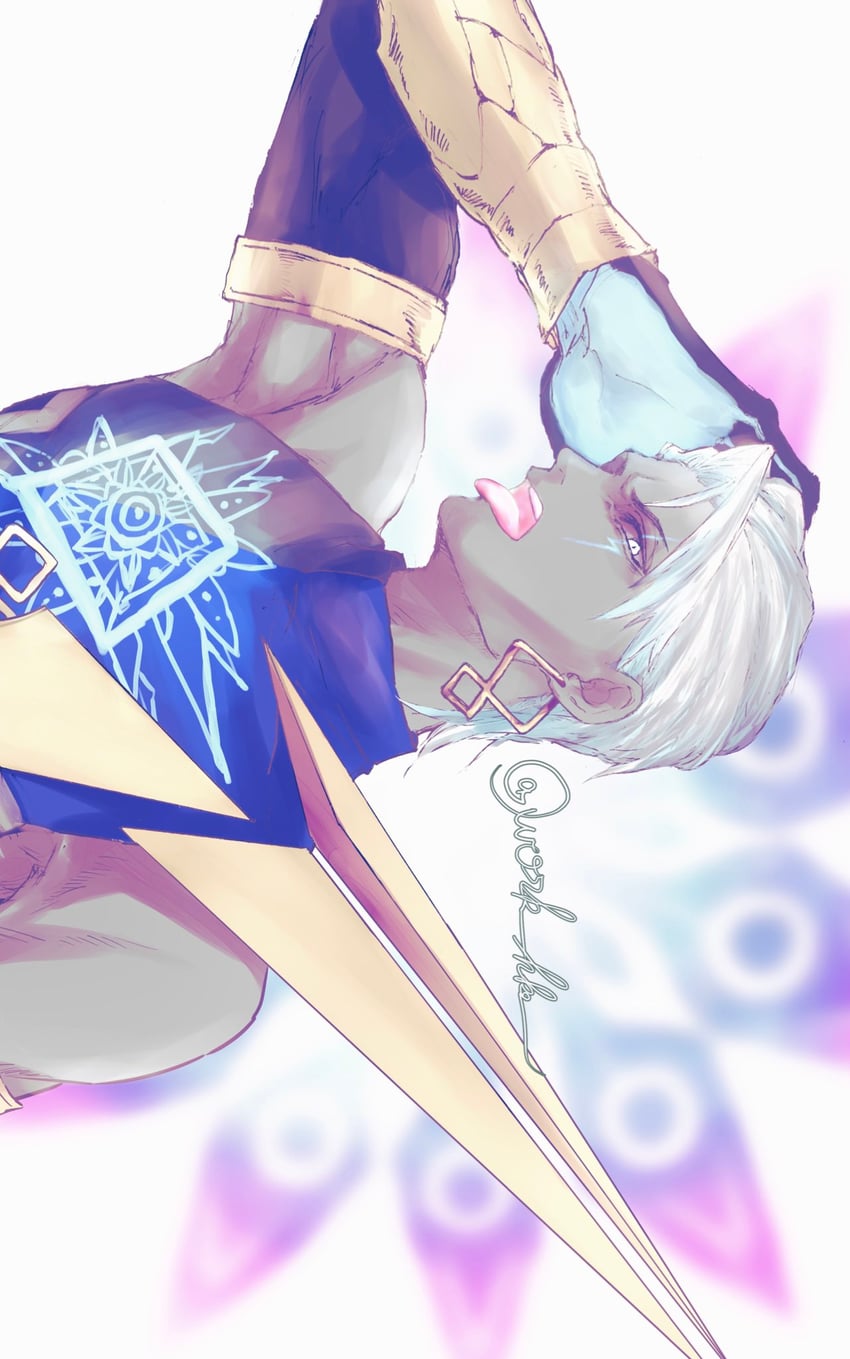 indra (fate and 1 more) drawn by work_hkr