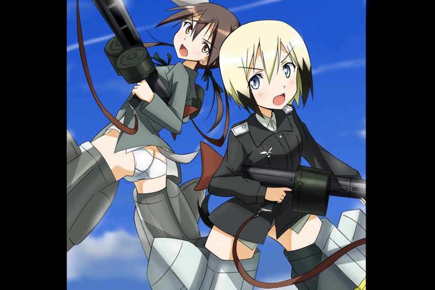 erica hartmann and gertrud barkhorn (world witches series and 1 more) drawn by tokiani