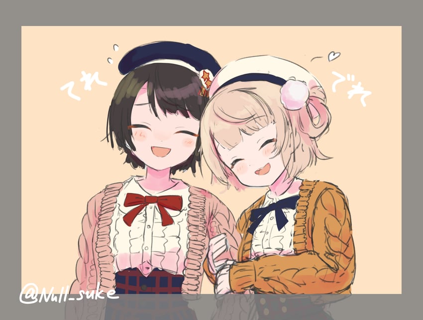 oozora subaru and shigure ui (hololive and 1 more) drawn by null_suke