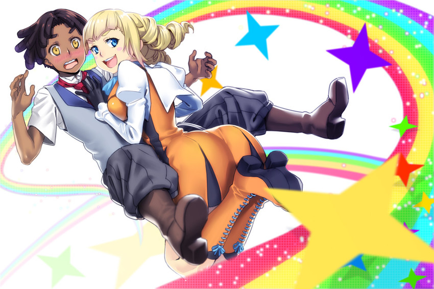yajima caroline and nils nielsen (gundam and 1 more) drawn by fujimon