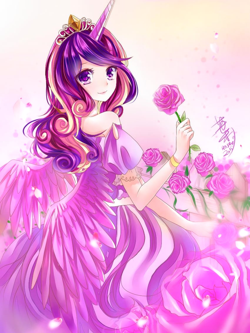 princess cadance (my little pony and 1 more) drawn by yuimiku0422