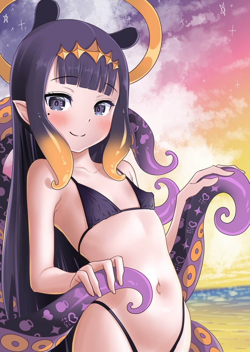 ninomae ina'nis (hololive and 1 more) drawn by yokojima_kemomi_mi_chuushin