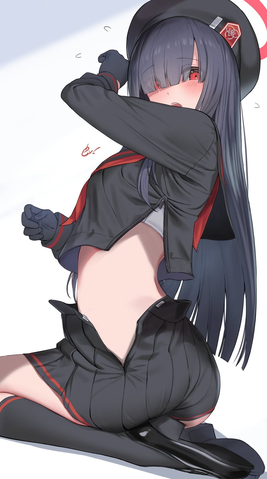 justice task force member (blue archive) drawn by ev_(dai00888)