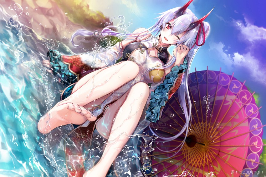 tomoe gozen (fate and 1 more) drawn by mintes