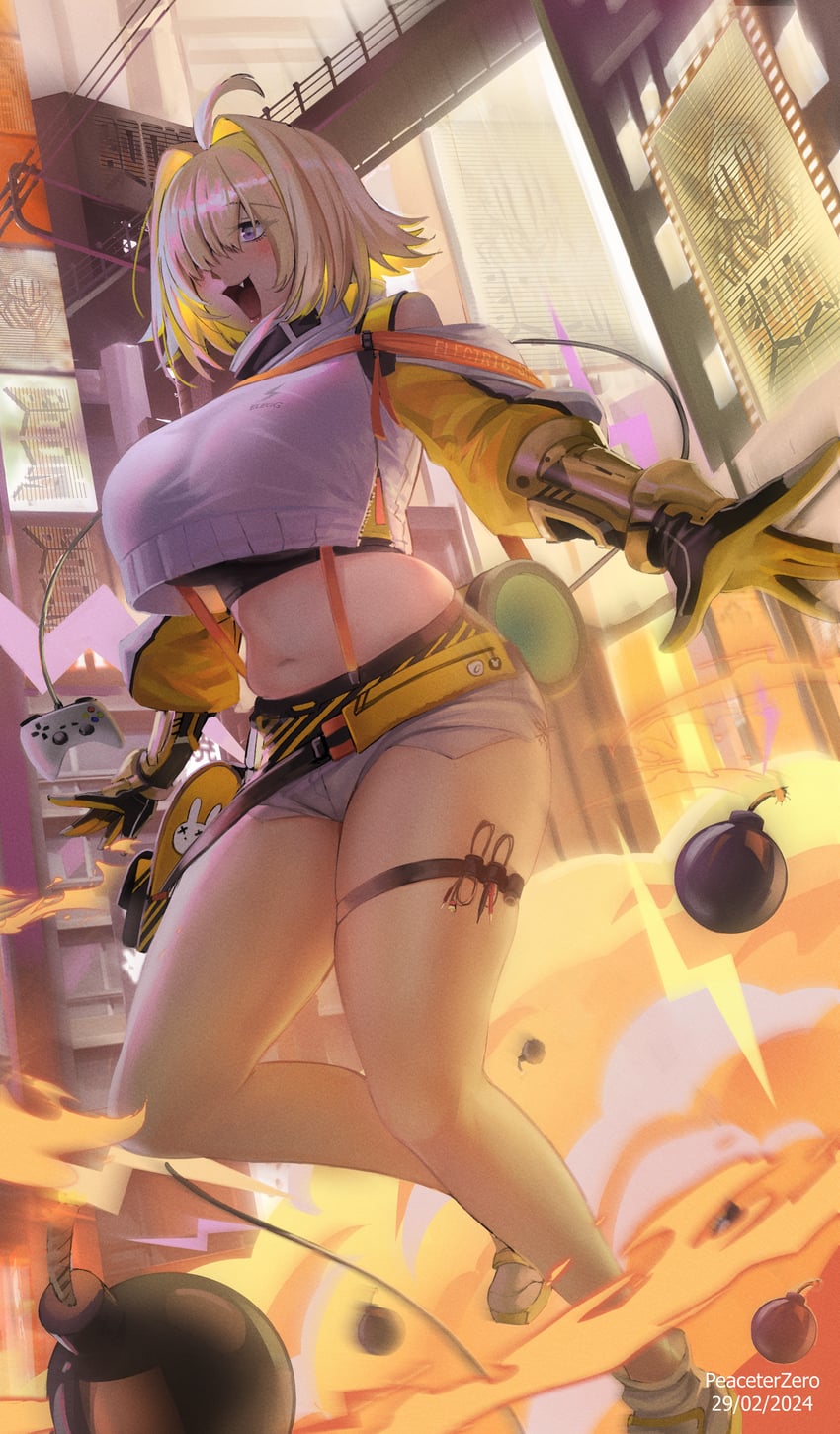 elegg (goddess of victory: nikke and 1 more) drawn by peaceterzero