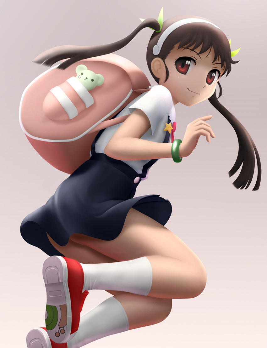 hachikuji mayoi (monogatari and 2 more) drawn by siraha