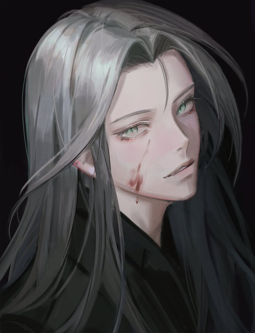 sephiroth (final fantasy and 2 more) drawn by intointt