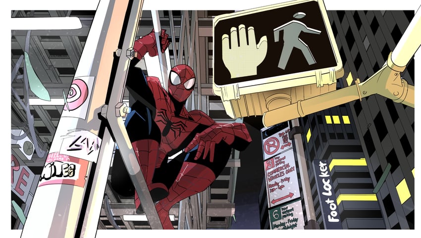 spider-man (marvel and 1 more) drawn by galanmccree