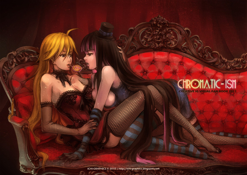 stocking and panty (panty & stocking with garterbelt) drawn by jianran_pan