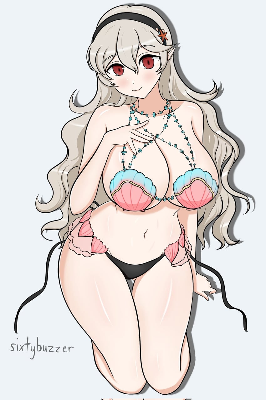 female corrin (fire emblem and 2 more) drawn by sixtybuzzer